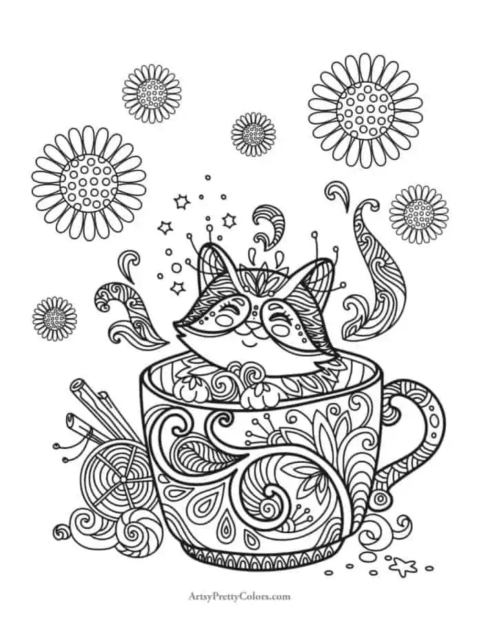 Free trippy coloring pages for adults story