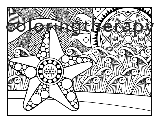 Trippy coloring pages for adults