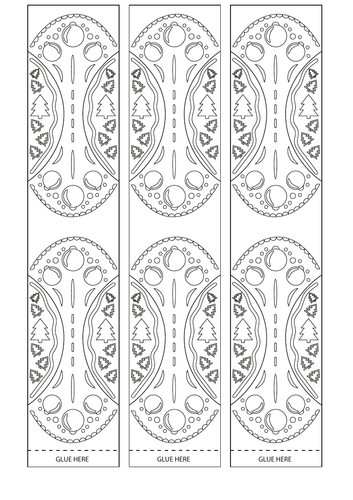 Christmas bauble drawing activity teaching resources