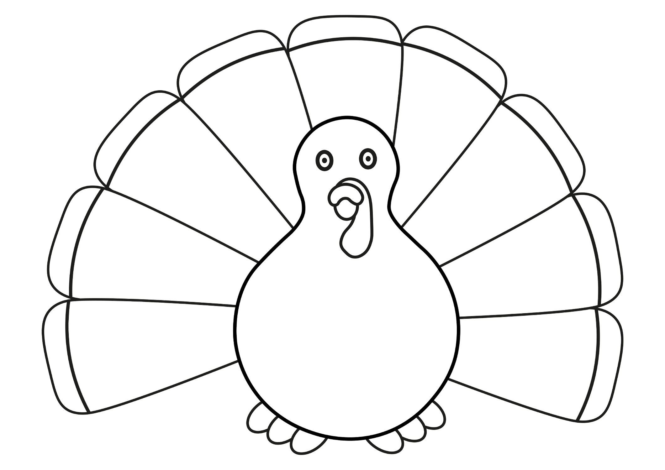 Color cut and build paper thanksgiving turkey free printable papercraft templates