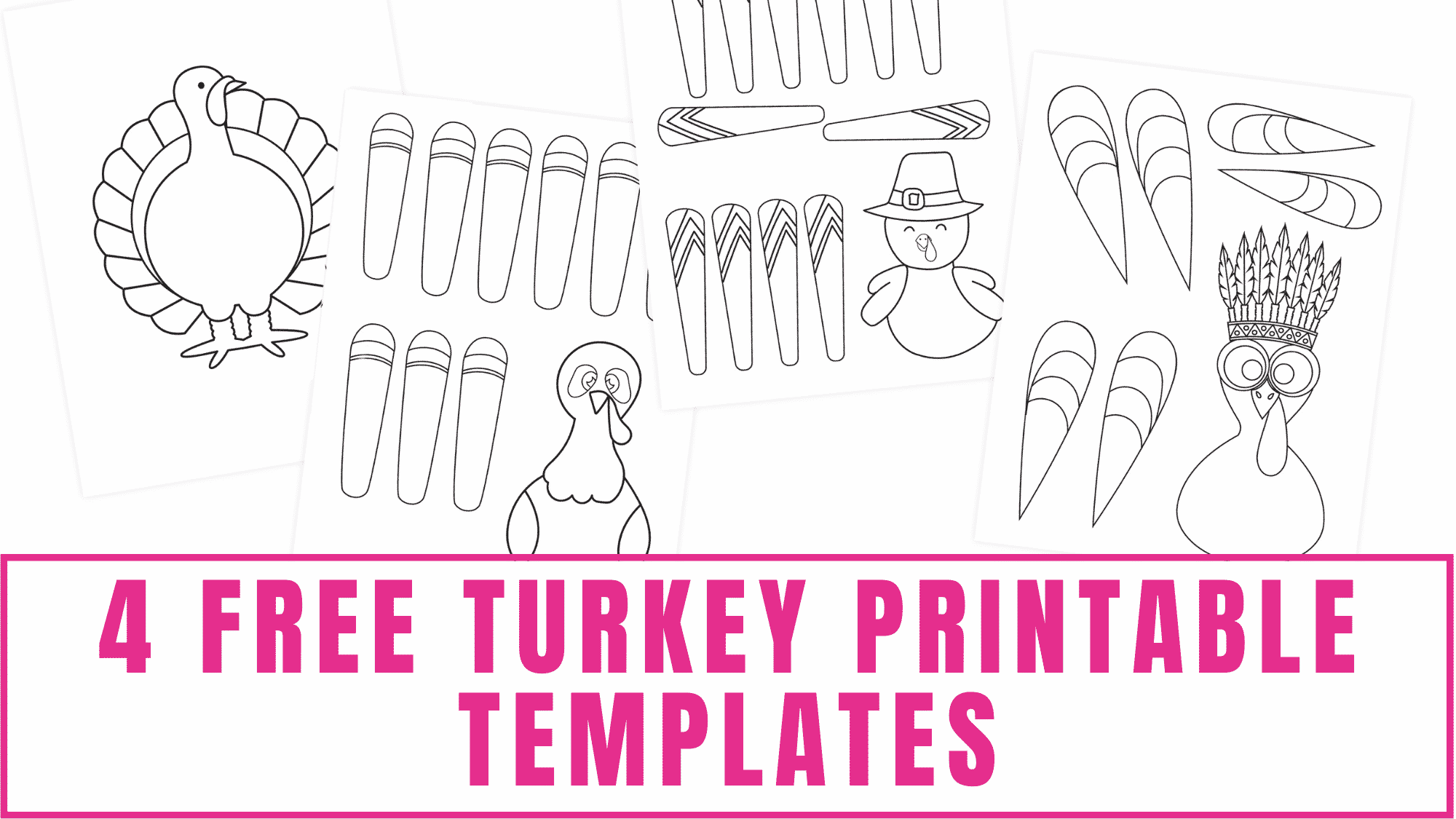 Free turkey printable templates
