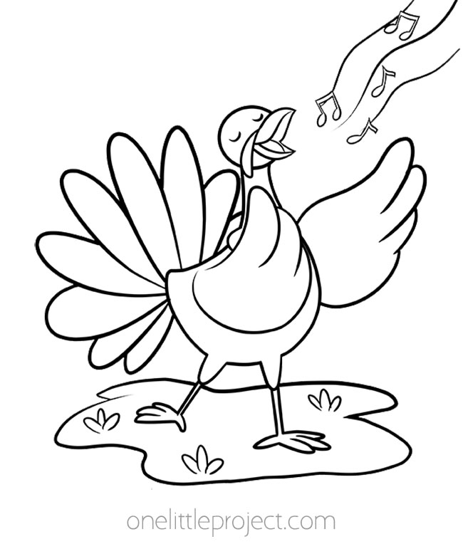 Turkey coloring pages free printable turkey coloring sheets