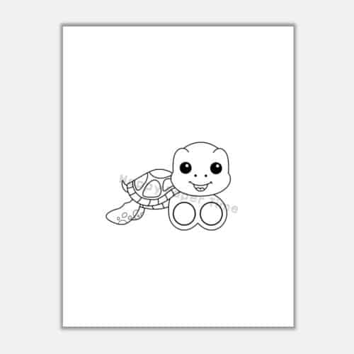 Ocean animals finger puppet printable kid craft