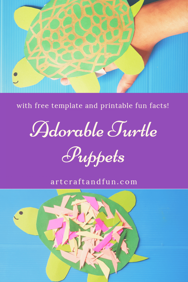 Adorable turtle craft for toddlers