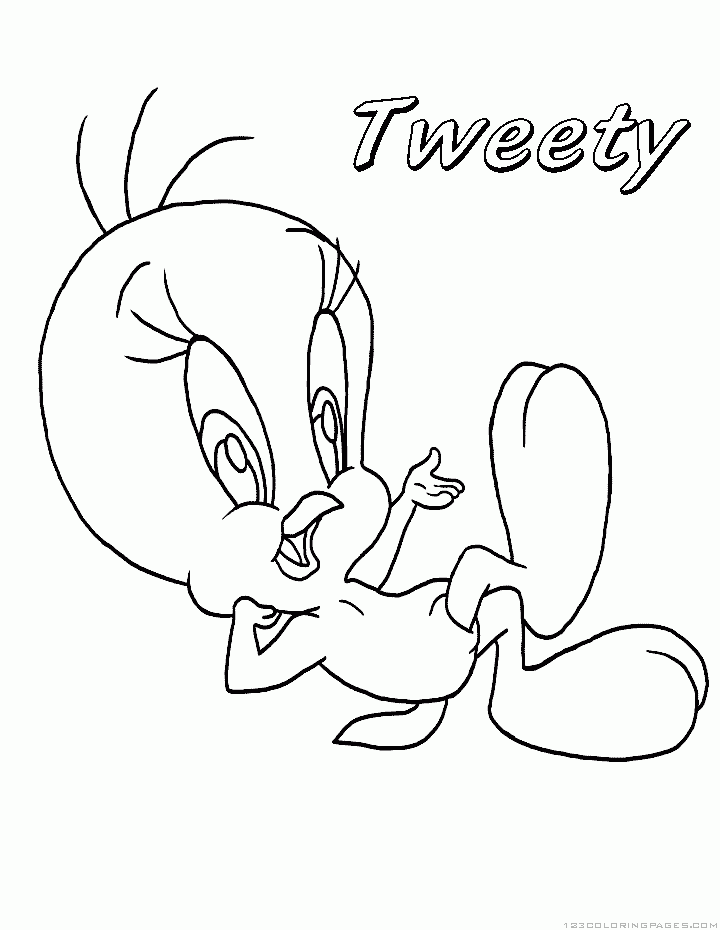 Tweety coloring pages