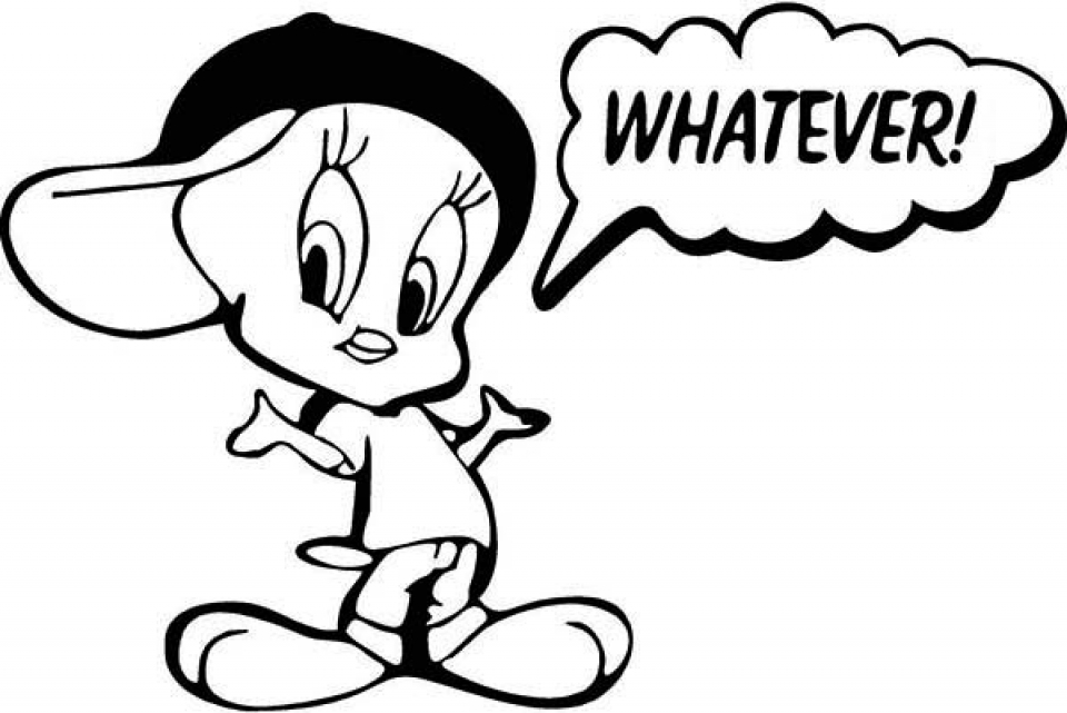 Get this tweety bird coloring pages free printable