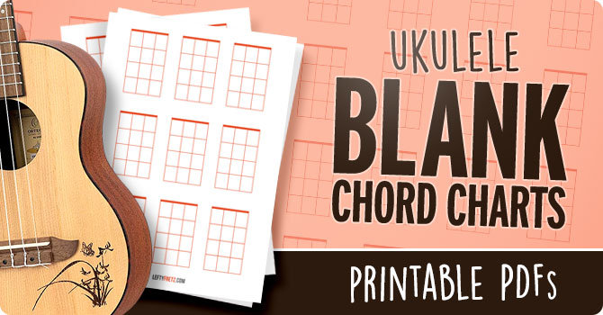 Blank ukulele chord sheets