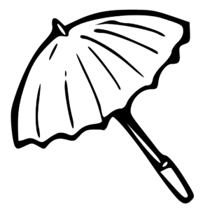 Umbrella coloring pages printable for free download