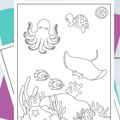 Fascinating under the sea coloring pages to print color kids activities blog