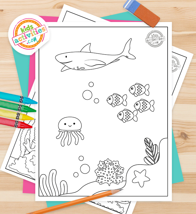 Fascinating under the sea coloring pages to print color kids activities blog