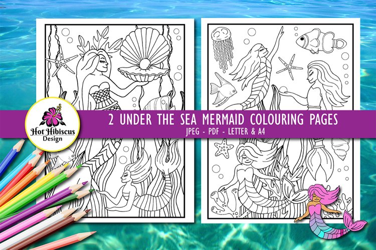 Mermaid coloring pages mermaid printable colouring pages