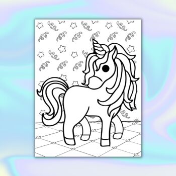 Printable unicorn coloring pages sheets