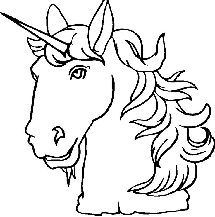Unicorn coloring pages