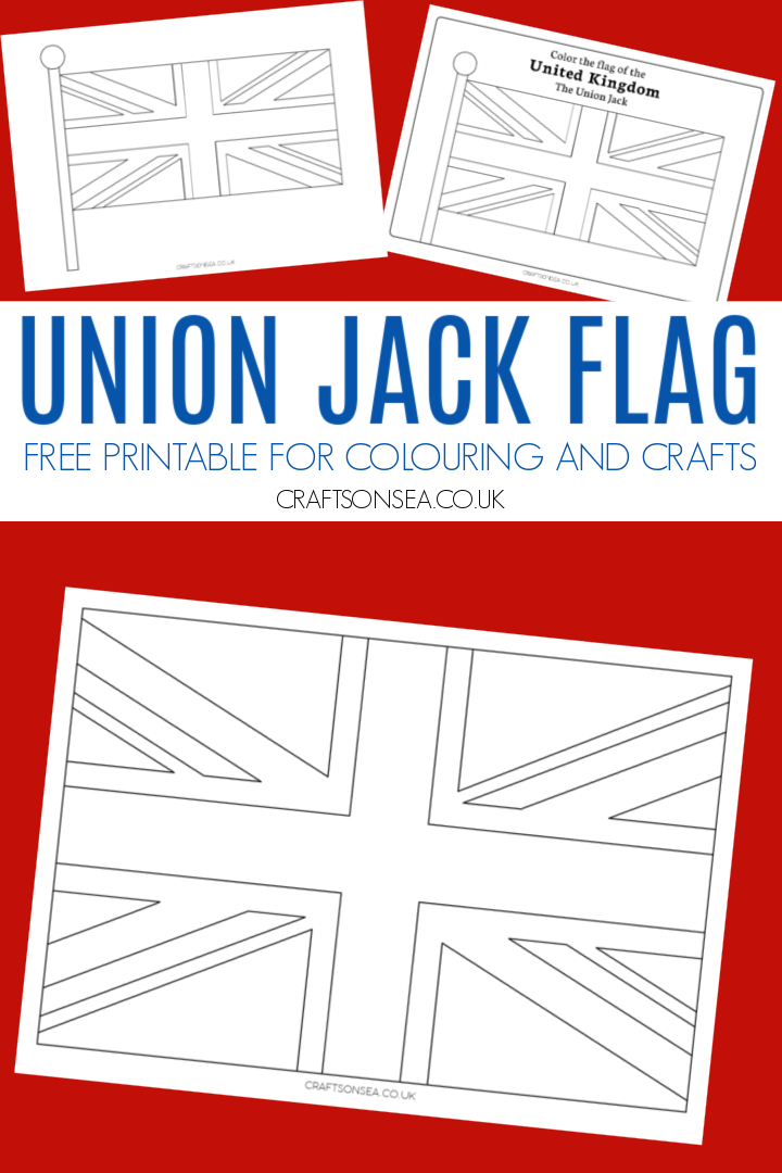 Free printable union jack flag