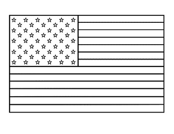 United states flag printable american flag template american flag coloring sheet