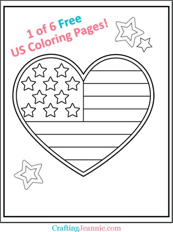 United states coloring pages free printable