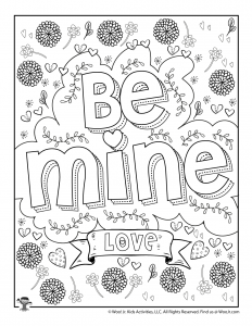 Valentines day adult coloring pages woo jr kids activities childrens publishing