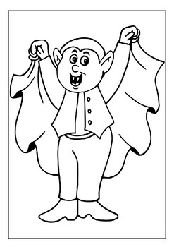 Explore the supernatural with our printable vampire coloring pages collection