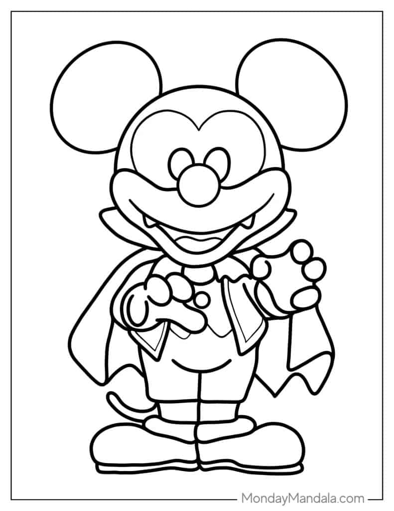 Vampire coloring pages free pdf printables
