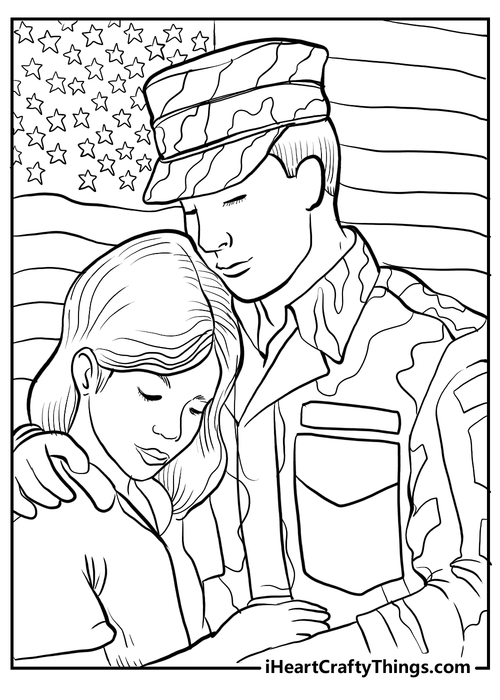 Veterans day coloring pages free printables