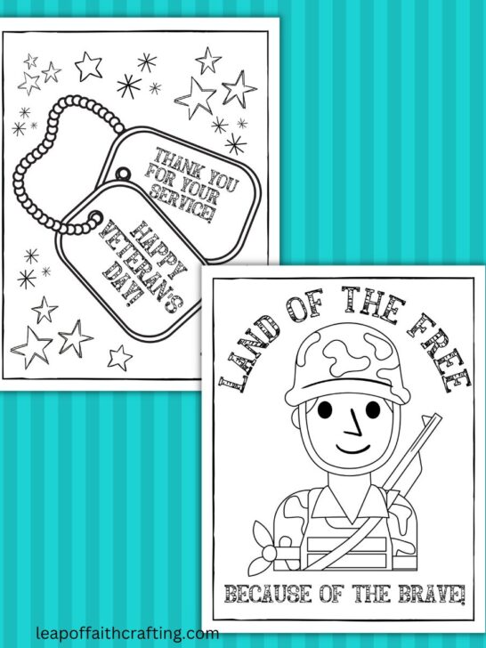 Veterans day coloring pages free printables