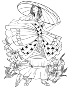 Victorian era coloring pages free coloring pages
