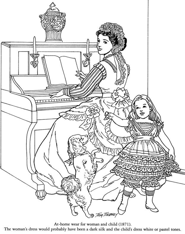 Wele to dover publications coloring pages inspirational fashion coloring book coloring books