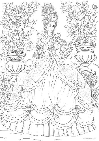 Victorian era printable adult coloring pag from favoreads coloring book pag coloring books coloring pag