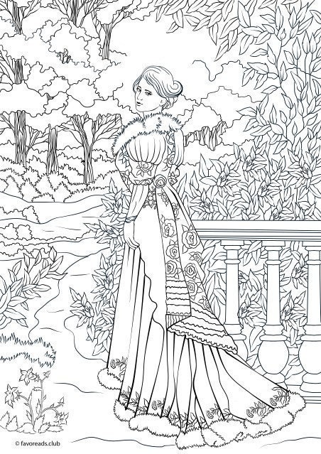 Fashionista printable adult coloring page from favoreads coloring book pages for adults and kids coloring sheets coloring designs
