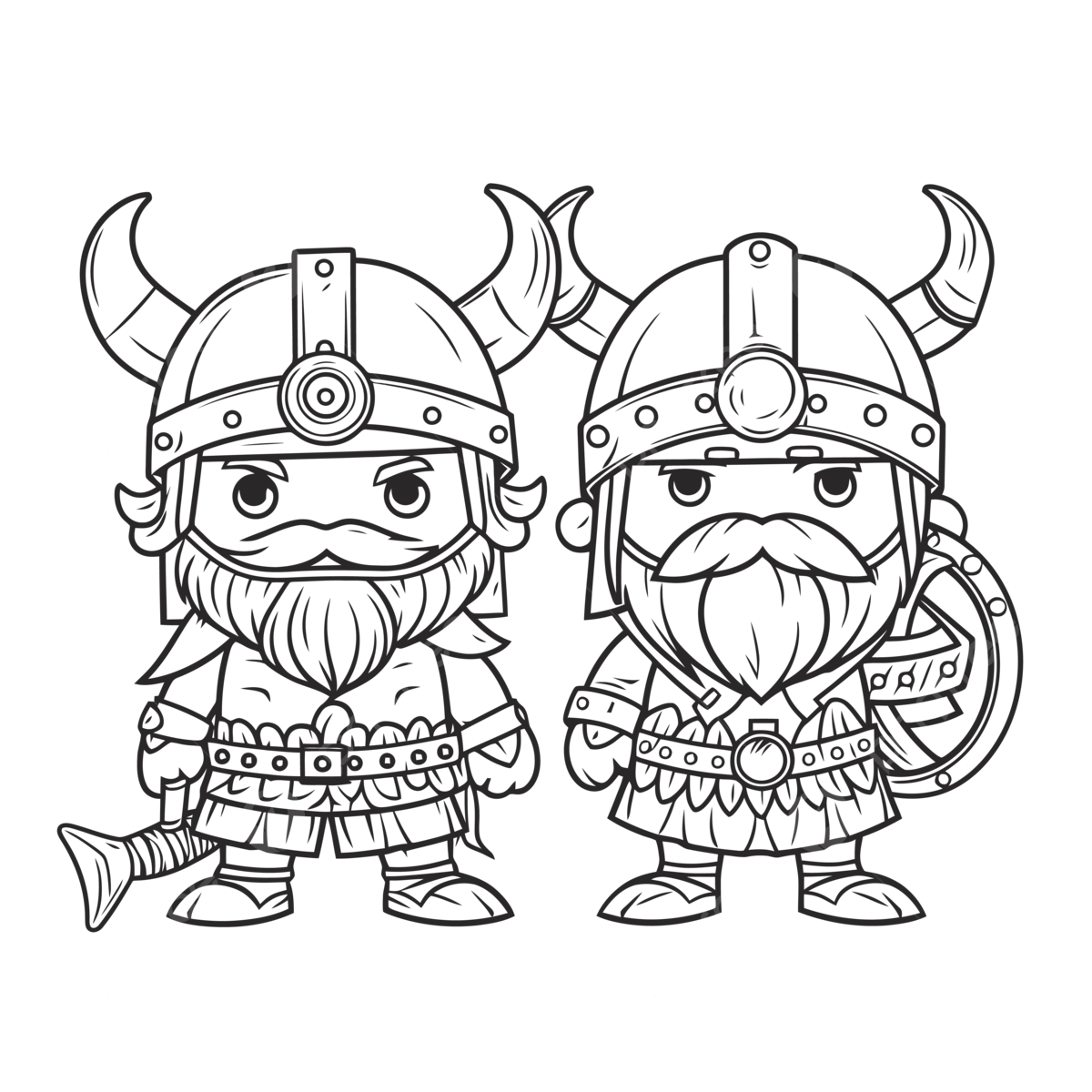Two vikings for coloring outline sketch drawing vector vikings drawing vikings outline vikings sketch png and vector with transparent background for free download