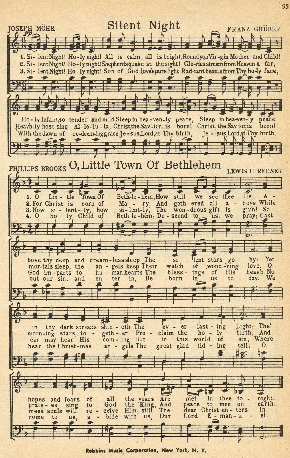 Knick of time printable christmas music pages