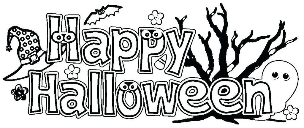 Free printable halloween coloring pages for kids halloween coloring pages free halloween coloring pages happy halloween signs