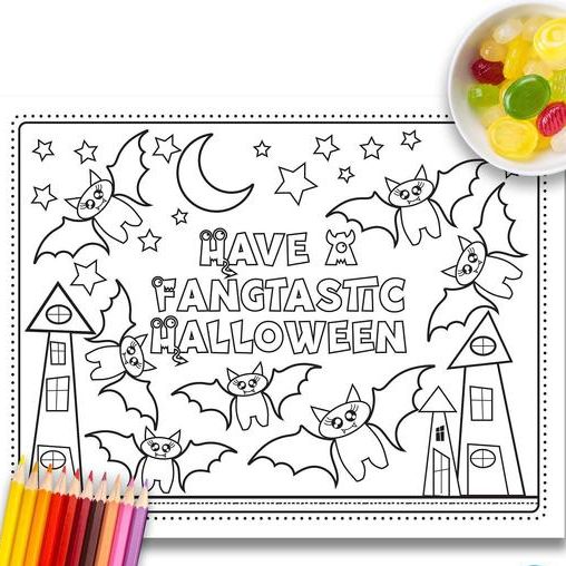 Best halloween coloring pages