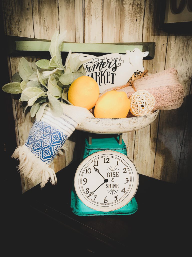 Antique kitchen scale diy for your farmhouse decor