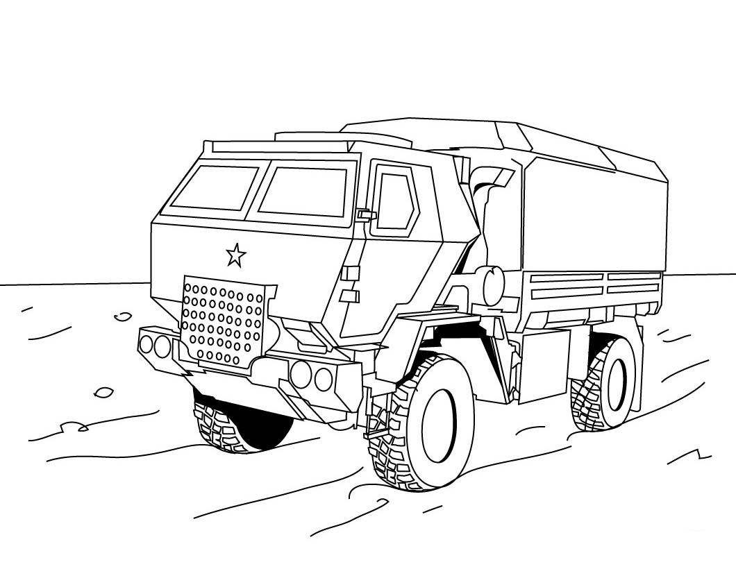 Free printable monster truck coloring pages for kids