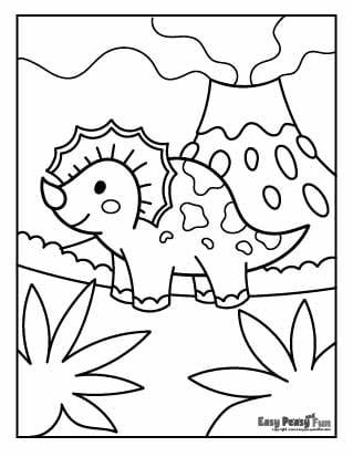 Dinosaur coloring pages