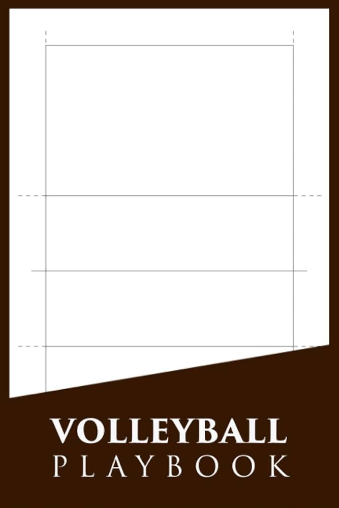 Volleyball playbook volleyball aching playbook for drawing up winning plays drills planning tactics and strategies blank volleyball urt diagrams notebook for trainings gifts for volleyball aches players youths