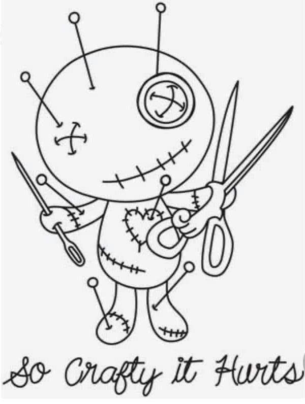 So crafty voodoo doll decal doll drawing voodoo doll tattoo doll tattoo
