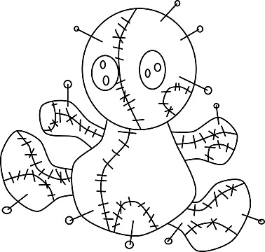 Voodoo doll vector art png images free download on