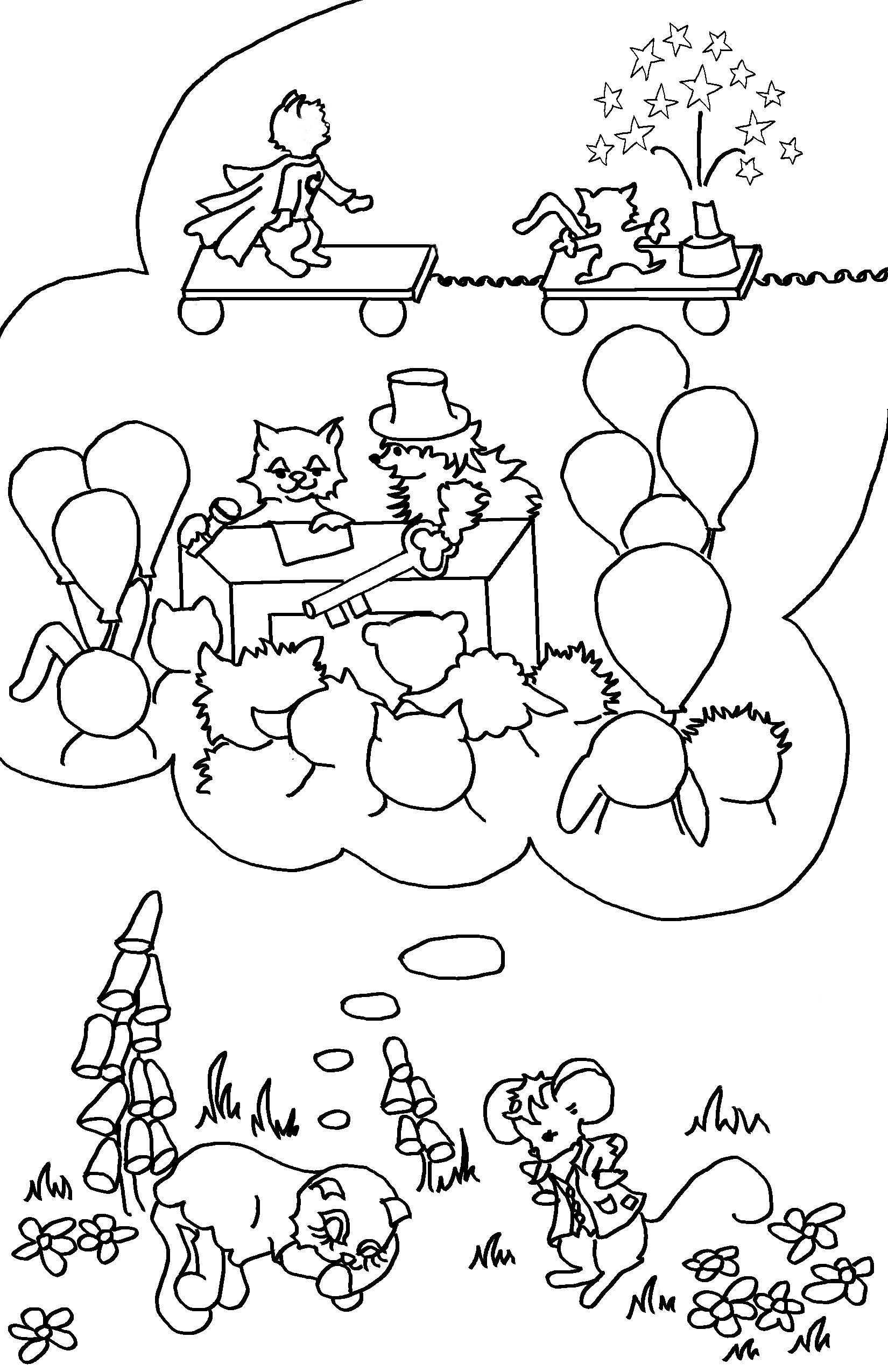 Coloring book pages