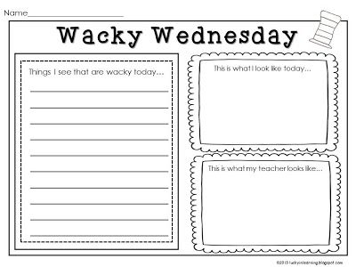 Lucky in learning wacky wednesday wacky wednesday dr seuss coloring pages dr seuss activities