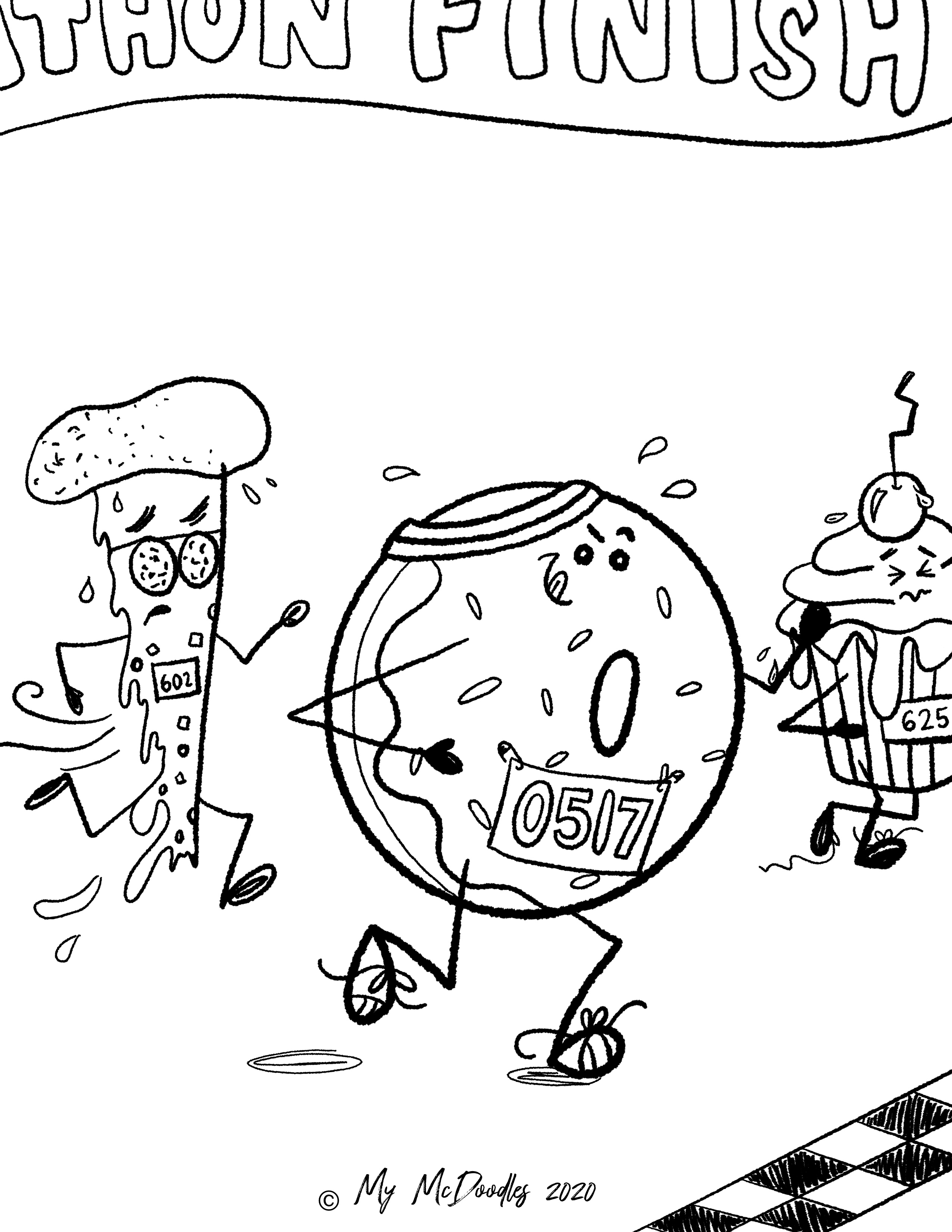 Ð race day coloring page ð â diana mcdermott