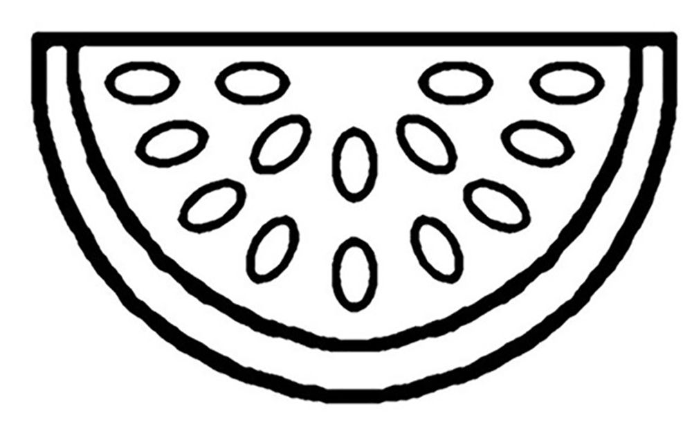 Free printable watermelon template printable