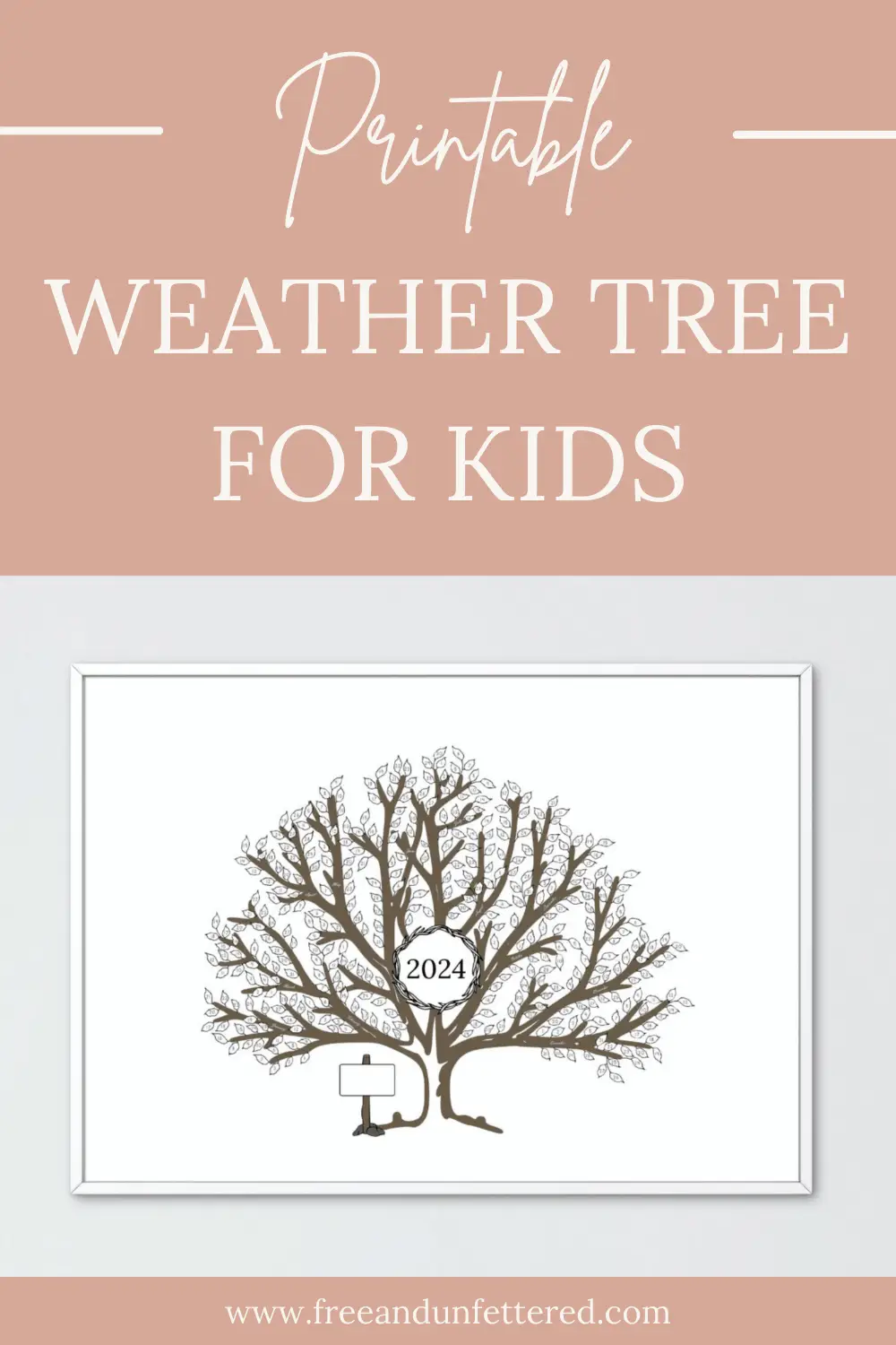 Weather tree free printable