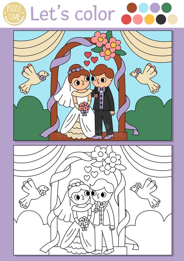 Married coloring book stock illustrations â married coloring book stock illustrations vectors clipart