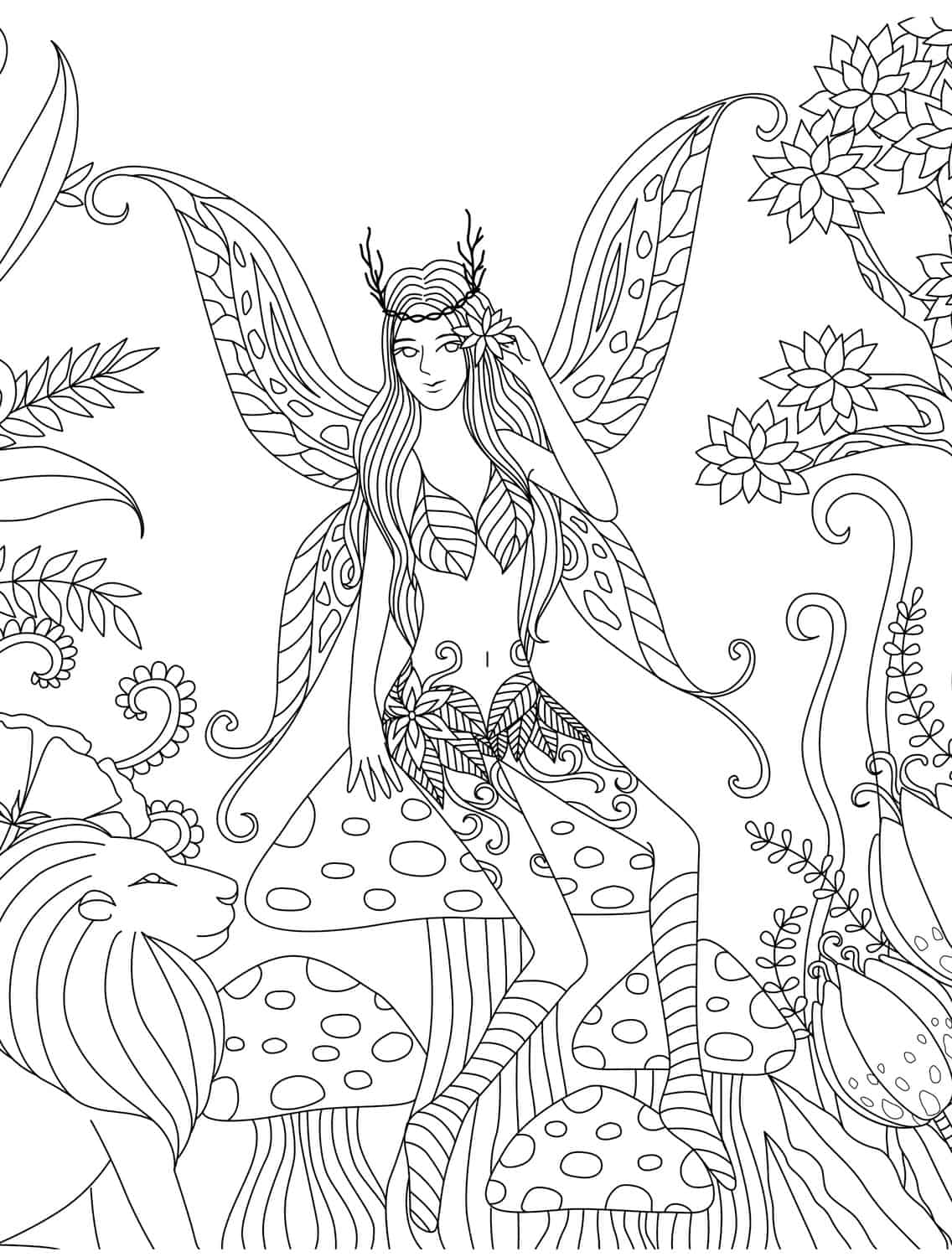 Gorgeous free printable adult coloring pages