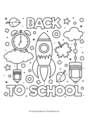 Back to school coloring pages â free printable pdf from
