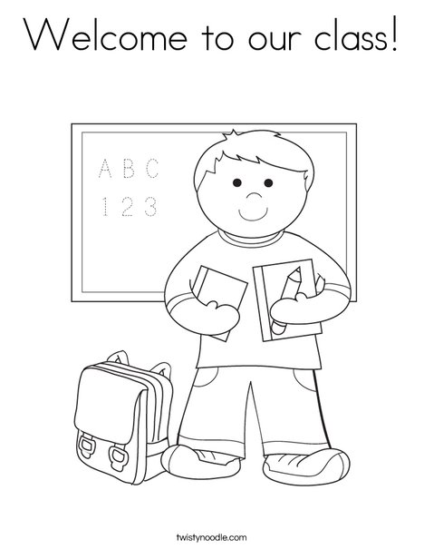 Wele to our class coloring page