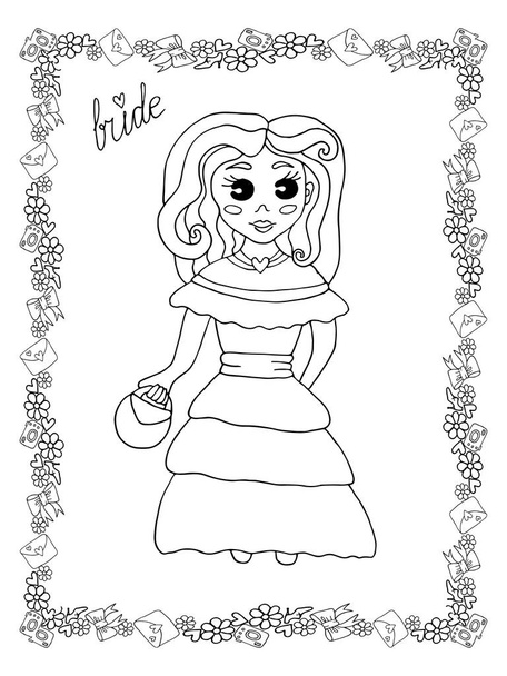 Coloring sheets free stock vectors