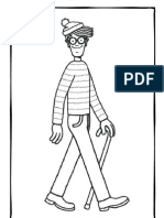 Wheres wally colouring page pdf